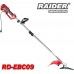 Тример електрически RAIDER RD-EBC09, 1200W, с нож и корда, сгъваем прът, 38 см ширина на косене