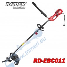 Тример електрически RAIDER RD-EBC011, 1200W, с нож и корда, сгъваем прът, 42 см ширина на косене