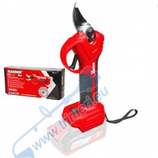 Акумулаторна лозарска ножица RAIDER RDP-BPSH20, 20V, 25 мм, R20, безчетков мотор