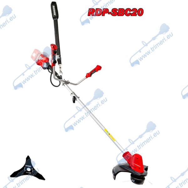 Акумулаторен тример RAIDER RDP-SBC20, 40V, 33 см, R20, безчетков мотор
