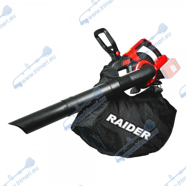 Листосъбирач акумулаторен 3в1, 40V, RAIDER RDP-SEBV20 Solo, 45 л, 650 куб.м/час
