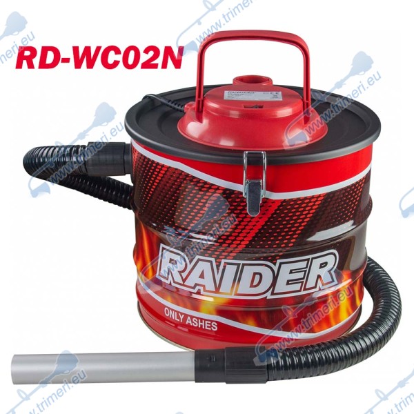 Прахосмукачка за пепел RAIDER RD-WC02N, 1000W, 18L, 15.5kPa