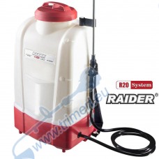 Акумулаторна пръскачка 15л.,телескопичен удължител, к-т дюзи,  R20 RAIDER RDP-SBKMD20 Solo 