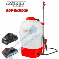 Пръскачка акумулаторна 16 л, RAIDER RDP-BKMD20, 20V, 2Ah, 3 bar, R20 серия