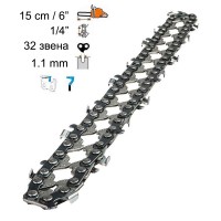 Верига за резачка 15 см / 6", 1/4" стъпка, 1.1 мм, RAIDER, 32 звена