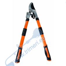 Телескопична ножица за клони, усилващ механизъм,  650-910мм. TopGarden 389913