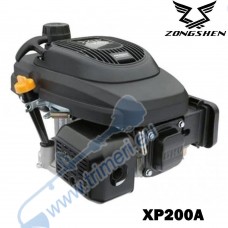 Бензинов двигател Zongshen XP200A, 6.5 к.с., 196 cc, вертикален вал 22.2x66 мм с шпонка