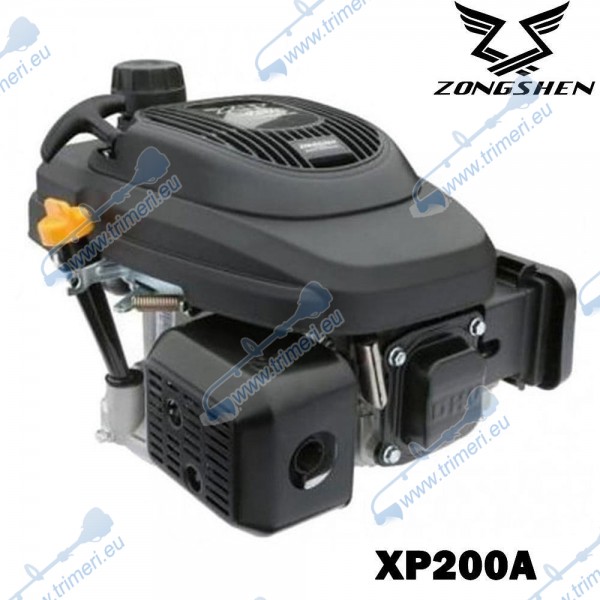 Бензинов двигател Zongshen XP200A, 6.5 к.с., 196 cc, вертикален вал 22.2x66 мм с шпонка