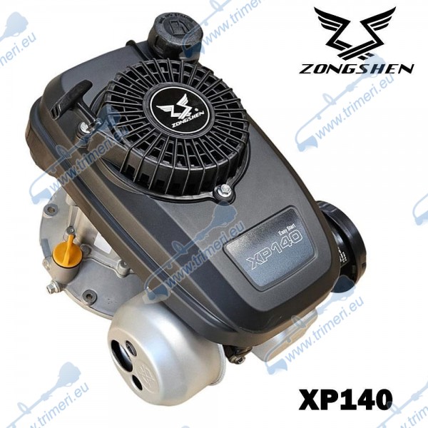 Бензинов двигател Zongshen XP140A, 4.5 к.с., 141 куб.см, 4-тактов, вертикален вал 22.2x55 мм