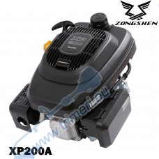 Бензинов двигател Zongshen XP200A, 6.5 к.с., 196 куб.см, 4-тактов, вертикален вал 25x84 мм с шпонка