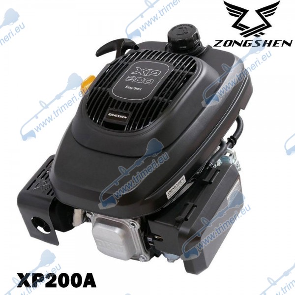 Бензинов двигател Zongshen XP200A, 6.5 к.с., 196 куб.см, 4-тактов, вертикален вал 25x84 мм с шпонка