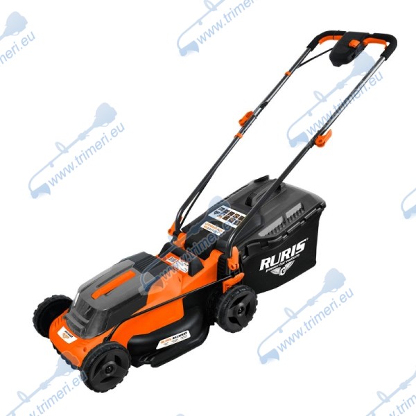  Акумулаторна косачка RURIS RXI3000, колесна, 36V (2x18V), 340 мм, 30 л