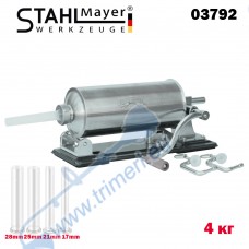 Пълначка за наденици 4 кг, хоризонтална, с метален плот, Stahlmayer B-19-201