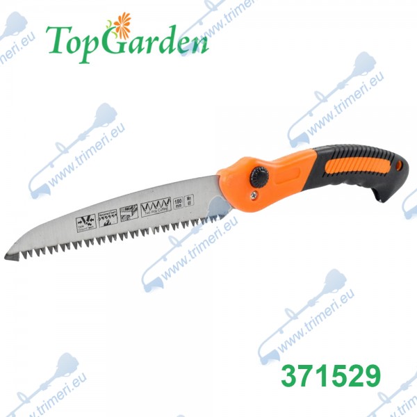 Трион сгъваем с бутон 180мм, TopGarden 371529