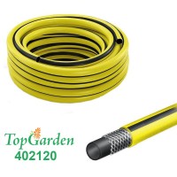Маркуч градински, трислоен, многосезонен с оплетка, TopGarden 402120, 1", 20 м