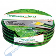 Маркуч градински четирислоен, TopGarden Premium, 1", 20 метра