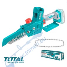 Мини резачка/ верижен трион, безчетков , 15см., 20V, TOTAL Industrial TGSLI2068 без батерия