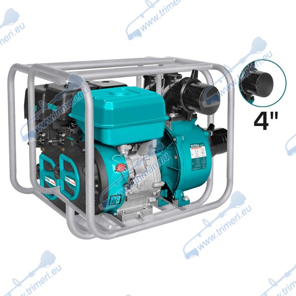 Бензинова моторна помпа TOTAL TP3401 Industrial 4", 90 м³/ч, 30 м, 6.7 kW