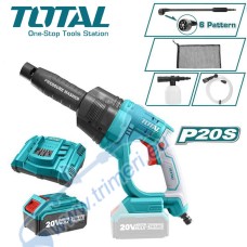 Водоструйка акумулаторна, 20V, 4Ah, Li-ion, 24.8 bar, TOTAL TPWLI20084