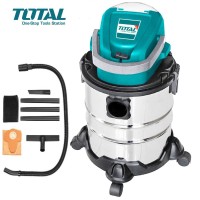Акумулаторна прахосмукачка за сухо и мокро почистване, 20 V, 20 л., TOTAL TVLI2005E