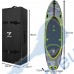 Надуваем SUP борд / дъска за сърф TRIZAND - 350x84x15 см, с аксесоари