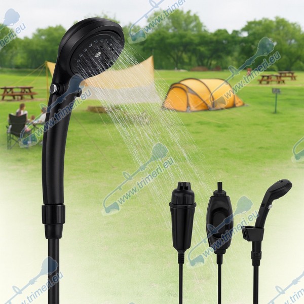 Портативен душ за къмпинг TRIZAND 8877, 12V запалка, 60W, макс. 9 л/мин дебит