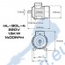 Двигател електрически ТУНДЖА ML90L-4 1500W, 220V, 1400 об/мин - с вал 24 мм