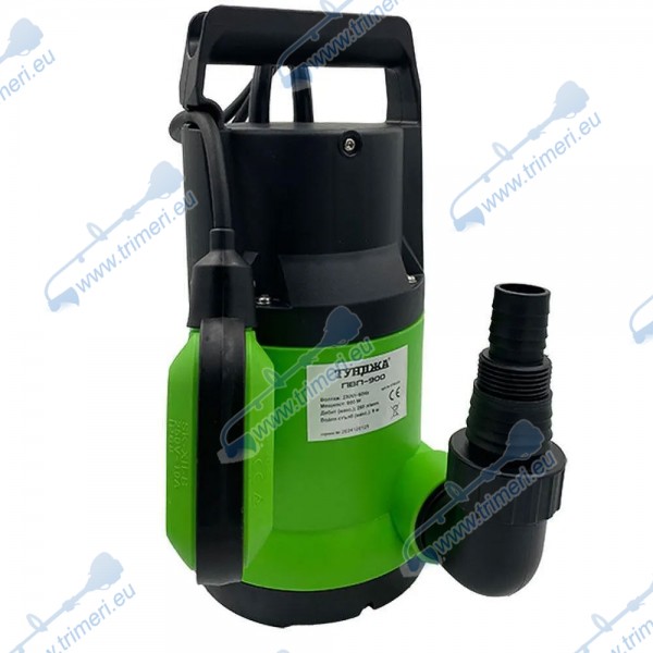 Потопяема помпа за чиста и мръсна вода ТУНДЖА ПВП-900 900W, 1", 9 м напор, 250 л/мин - с поплавък
