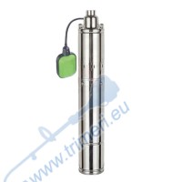 Сондажна помпа за вода ТУНДЖА ПВС4П-750 750W, 1", 105 м напор, 38 л/мин - с поплавък