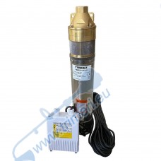 Сондажна помпа за вода турбинна ТУНДЖА ПВСТ-1500 1500W, 1", 120 м напор, 50 л/мин - с контролно табло