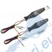 K-т LED мигачи за мотоциклет / скутер / ATV, R-245LED, 135x18 мм