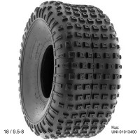 Гума за ATV 18x9.50-8, външна безкамерна (Tubeless), с офроуд грайфер тип Knobby