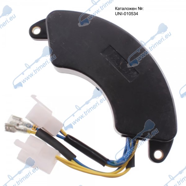 AVR регулатор за генератор, трифазен, 2 - 5.5kW, 250V (560uF), 8 кабела