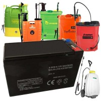 Батерия за акумулаторни пръскачки, 12V, 8Ah, съвместима с всички модели, 6-DFM-8