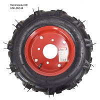 К-т Външна и вътрешна гума с Джанта 4x8, за мотофреза / мотоблок, Elefant