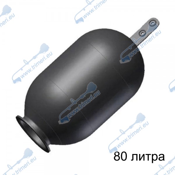 Мембрана за хидрофор 80 л, черна, Elefant, с опашка