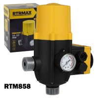 Пресостат с манометър за водна помпа електрониен 1”, 1.5-2.2 bar, RTRMAX RTM858