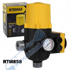 Пресостат с манометър за водна помпа електрониен 1”, 1.5-2.2 bar, RTRMAX RTM858