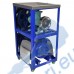 Месомелачка електрическа, чугунена, №32, 1500W, със стойка, колелца, нож, решетки и метален плот, LUXE (010988)