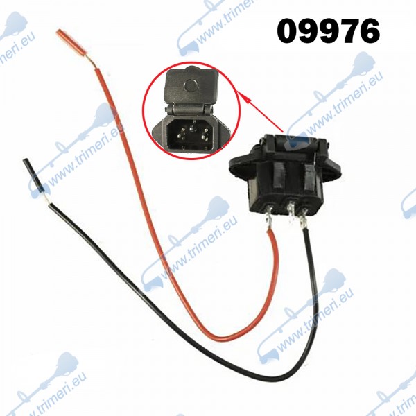 Контактна букса за захранване на акумулаторна пръскачка 12V/8Ah, (09976)