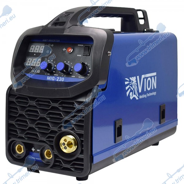 Инверторен Телоподаващ Апарат + Електрожен VION MIG-MMA 220Y9 (TIG/ММА) 220А