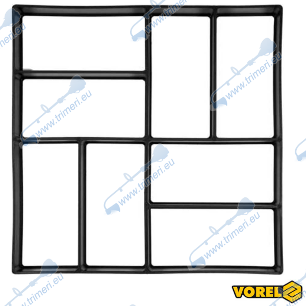 Форма за павиране на бетон DIY, 400 x 400 мм, VOREL 35064