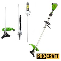 Тример / Коса акумулаторна 3в1, 40V - 2x20V, PROCRAFT PTA20/2